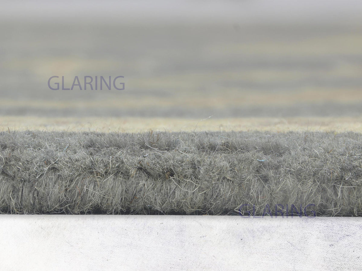 Traditional Rug in Grey, Hand-Tufted Wool Oushak Area Rug For Living Room