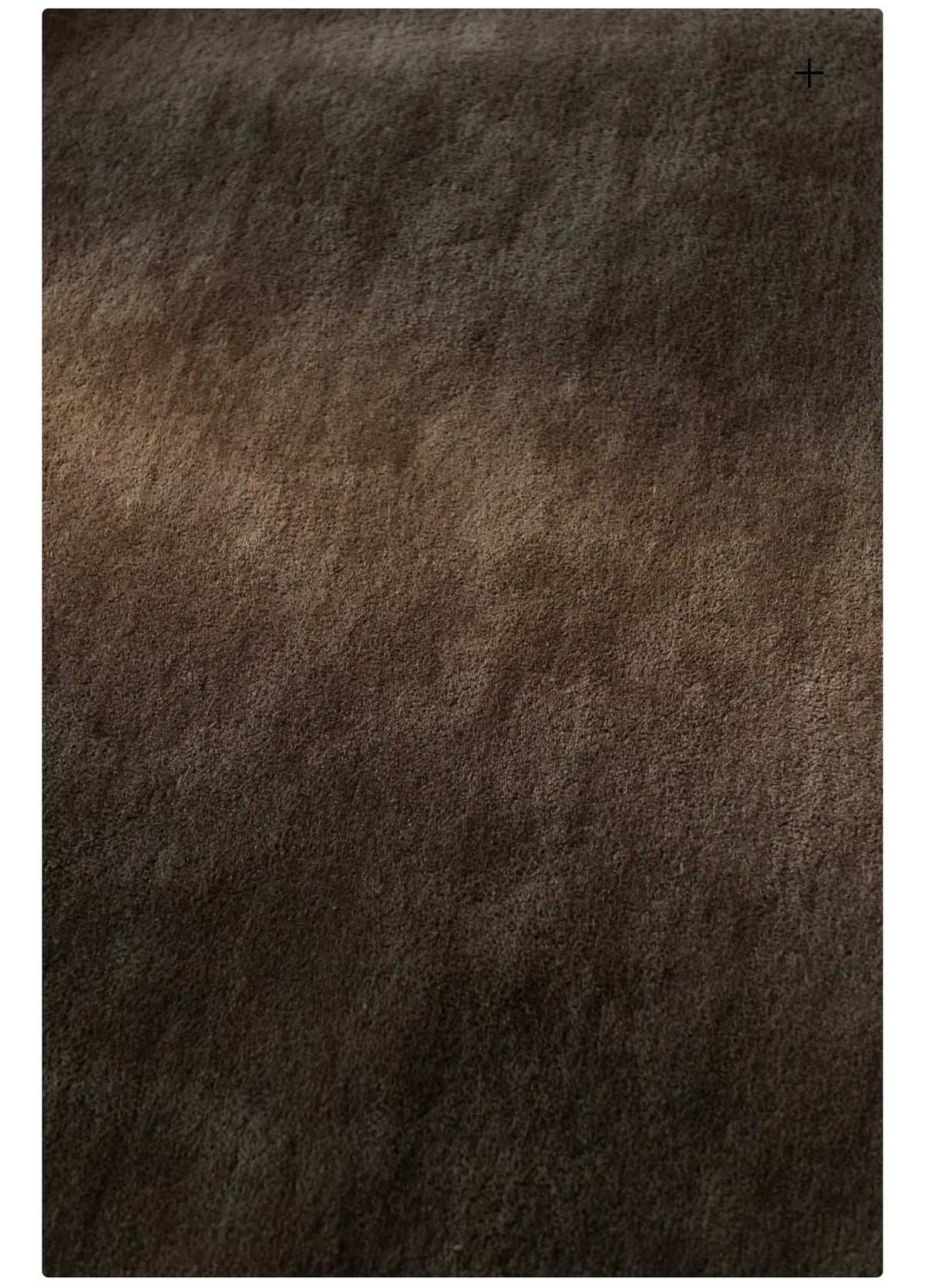 Solid Warm Brown Wool Rug | Hand-Tufted Modern Brown Area Rug 2x3 meter